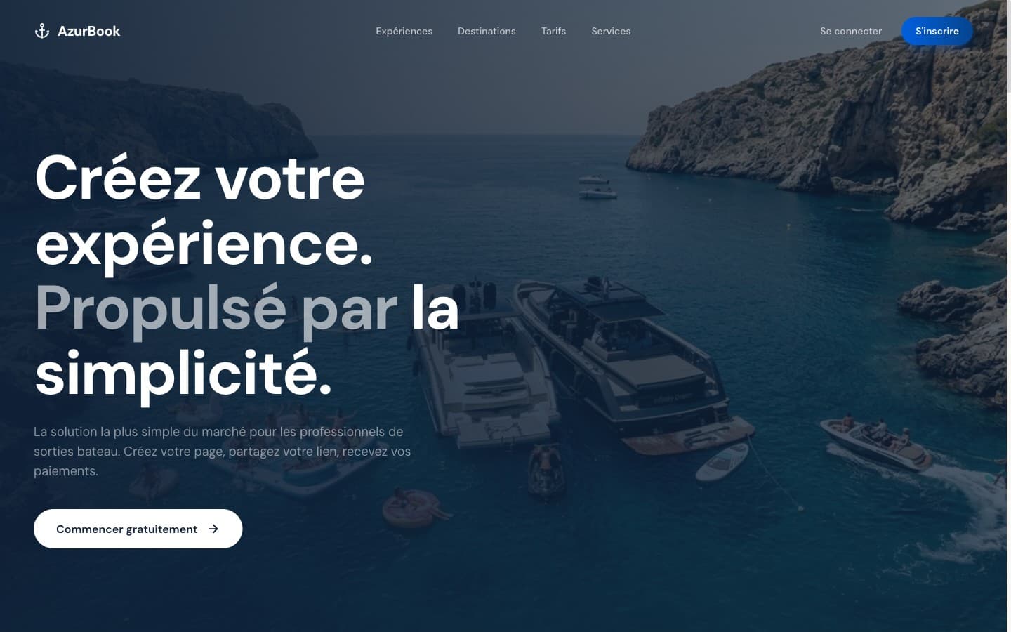 AzurBook, système de réservation nautique